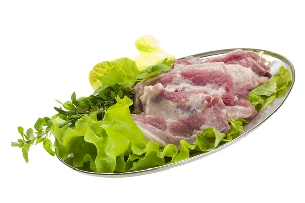 Raw pork meat — Stock Photo, Image