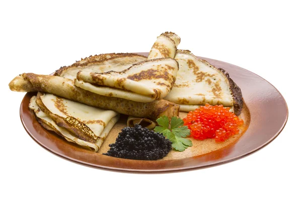 Russische pannenkoeken — Stockfoto