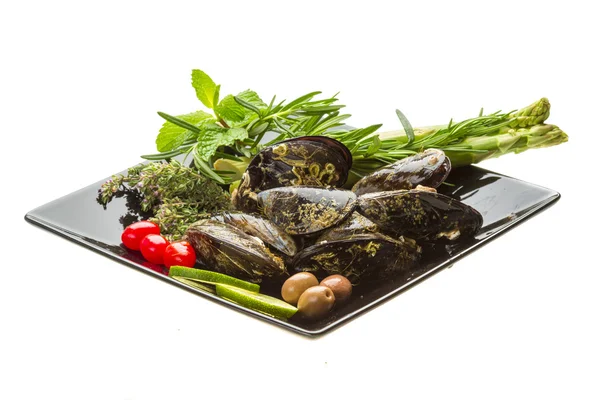 Cozze selvatiche — Foto Stock