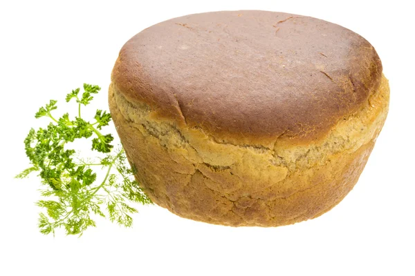 Chleb z natką pietruszki i koperkiem — Zdjęcie stockowe