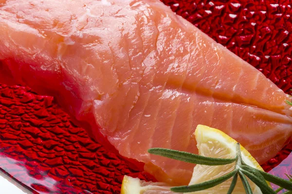 Fresh trout fillet — Stock Photo, Image