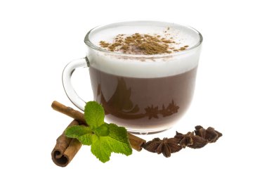 kahve süt ve tarçın