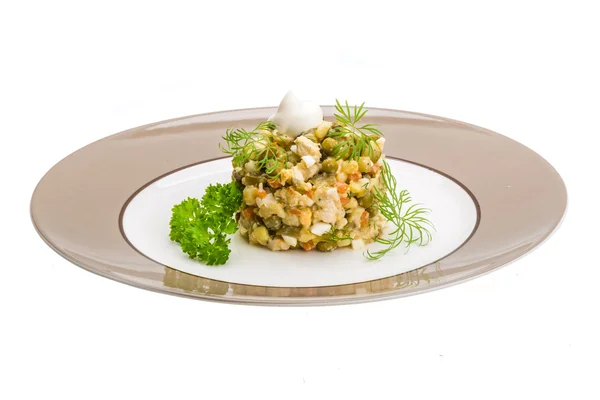 Russische salade — Stockfoto