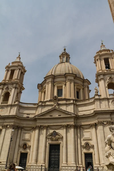 Svatý agnese v Janku v piazza navona, Řím, Itálie — Stock fotografie