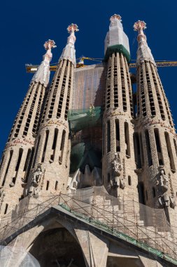 Barcelona İspanya - 28 Ekim: La Sagrada Familia
