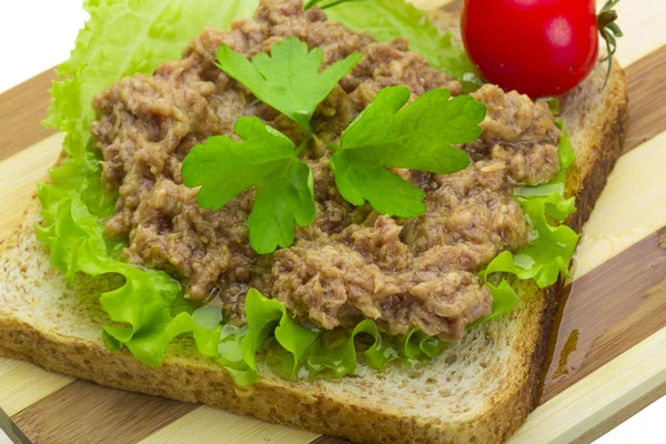 Sandwich met tonijn — Stockfoto