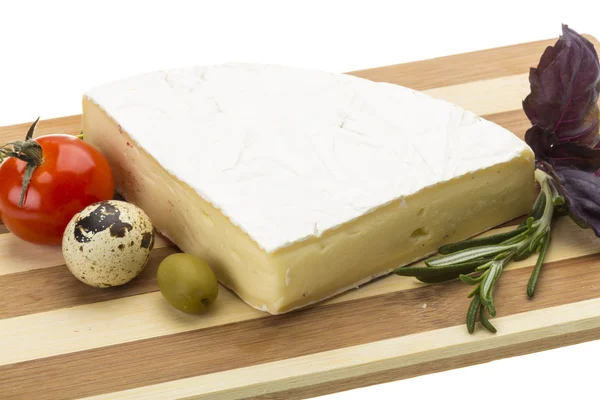 グルメ ブリーチーズ チーズのくさび — ストック写真