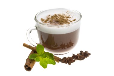 kahve süt ve tarçın