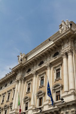 Roma, İtalya. eski şehrin tipik mimari detaylar