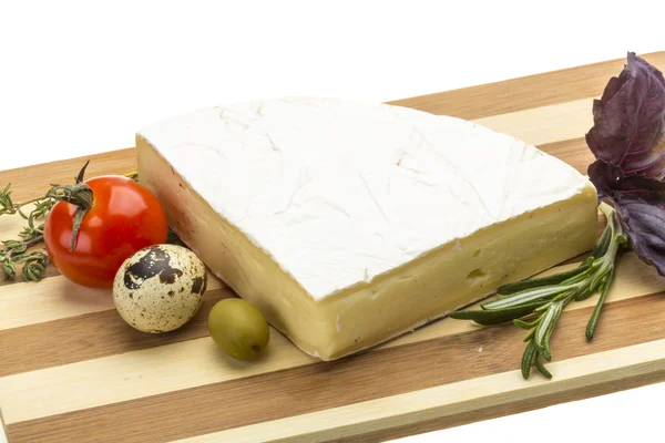 Wedge of Gourmet Brie Cheese — Stock Photo, Image