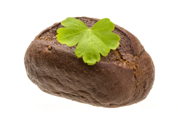 Small bread and parsley — Stock Photo, Image