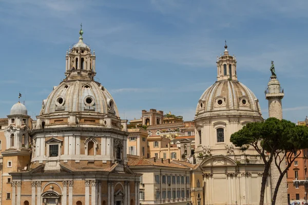 Del santissimo nome Chiesa di maria al foro Borghese'nin ve santa ma — Stok fotoğraf