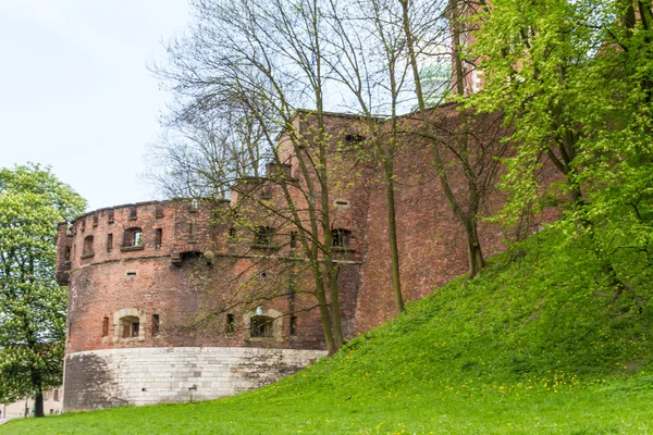 Castelo real em Wawel, Cracóvia — Fotografia de Stock