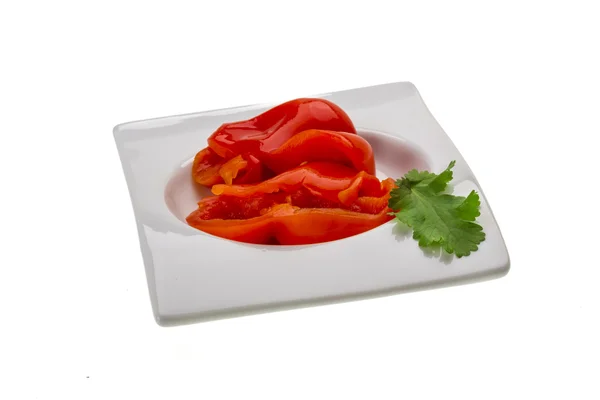 Marinerad paprika — Stockfoto