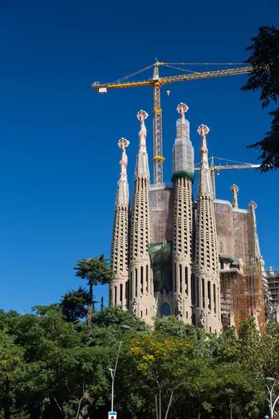 BARCELONA ESPAÑA - 28 DE OCTUBRE: La Sagrada Familia - el impresionista —  Fotos de Stock