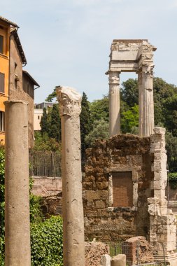 Harabeleri ile teatro di marcello, Roma - İtalya