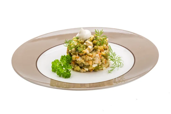 Russischer Salat — Stockfoto