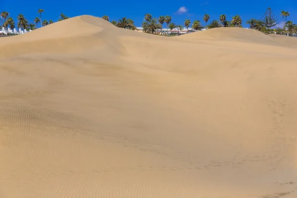 Maspalomas Duna - Woestijn op Canarische Eilanden Gran Canaria — Stockfoto