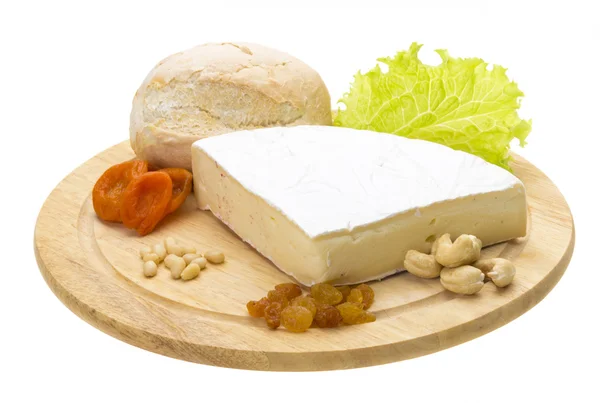 Pezzo di brie cheese — Foto Stock