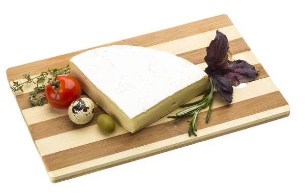 Wedge of Gourmet Brie Cheese — Stock Photo, Image