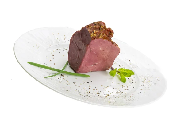 Carne affumicata — Foto Stock