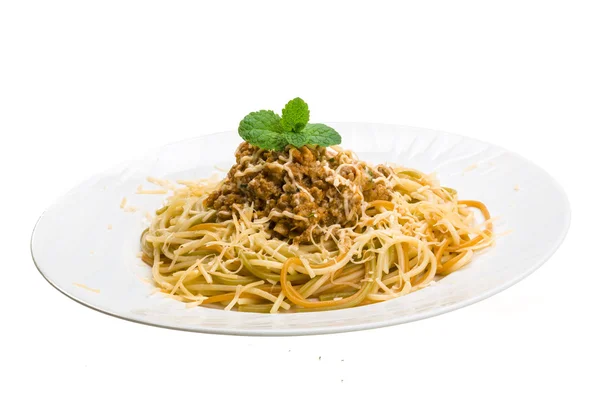 Bolognese makarna — Stok fotoğraf