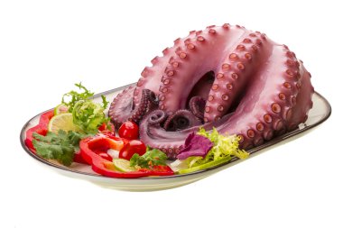 büyük haşlanmış ahtapot