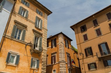 Roma, İtalya. eski şehrin tipik mimari detaylar
