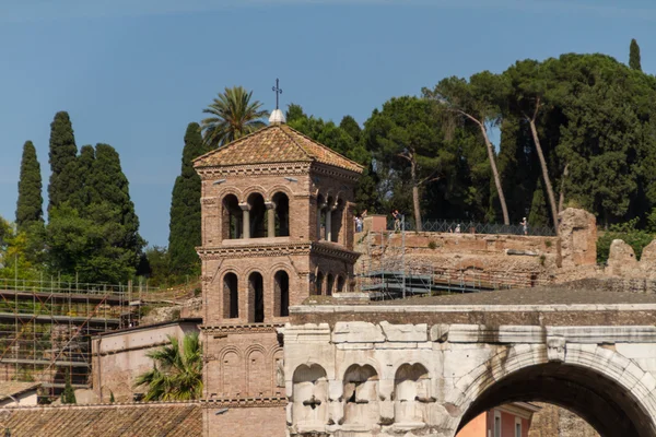 Great church in center of Rome, Italy. — Stock Photo, Image