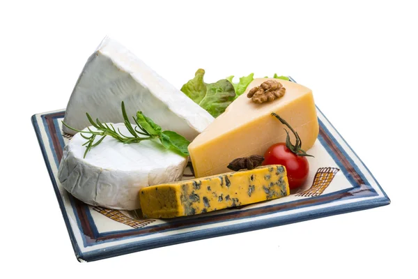 Variety cheese assortment — Stock Photo, Image
