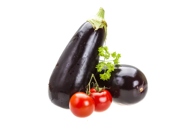 Ripe fhesh aubergine — Stock Photo, Image