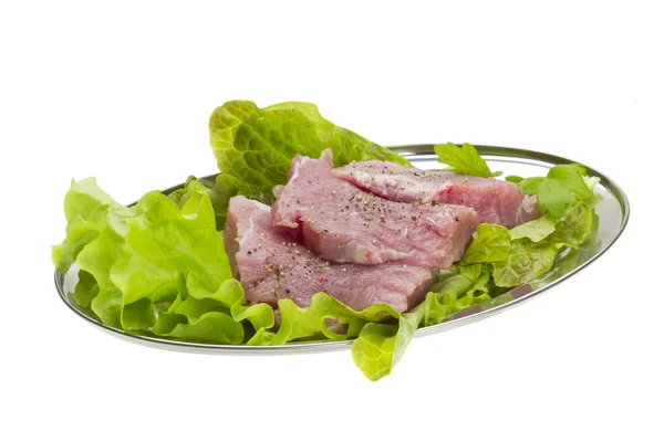 Raw pork meat — Stock Photo, Image