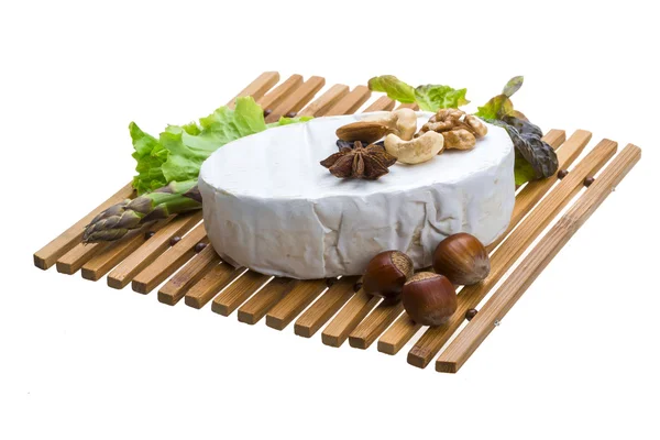 Fresh soft brie cheese — Stock Photo, Image