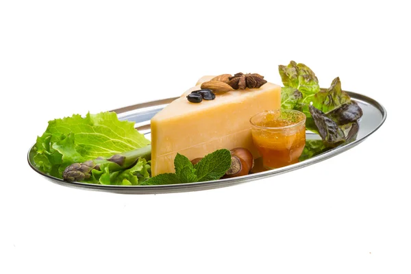 Old hard cheese — Stock Photo, Image