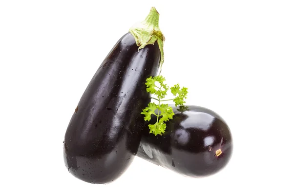 Ripe fhesh aubergine — Stock Photo, Image