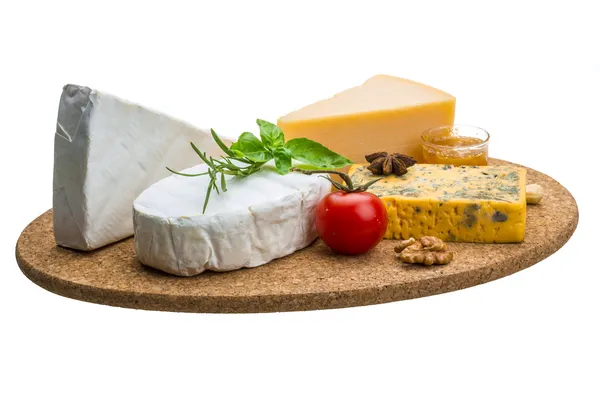 Variety cheese assortment — Stock Photo, Image