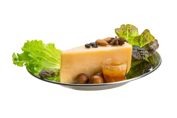 Old hard cheese — Stock Photo, Image