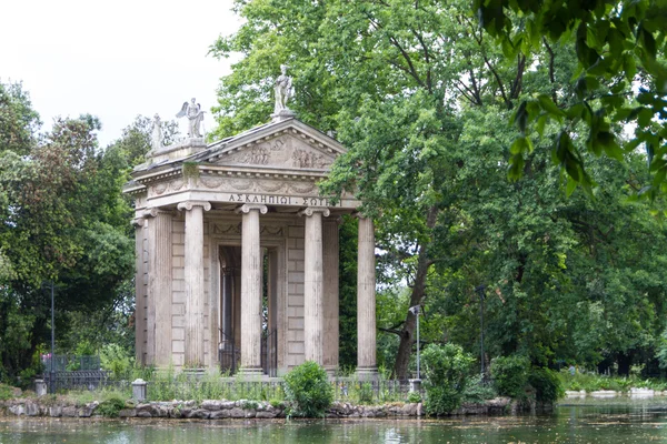 Villa Borghese Garden, Rome, Italy — Stock Photo, Image