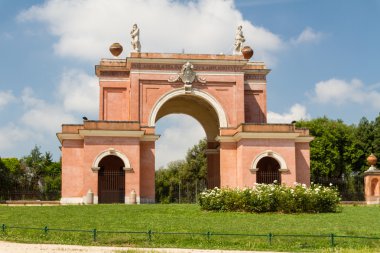 Roma, İtalya. eski şehrin tipik mimari detaylar
