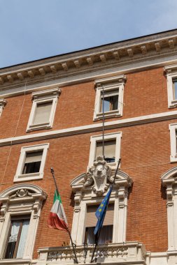 Roma, İtalya. eski şehrin tipik mimari detaylar