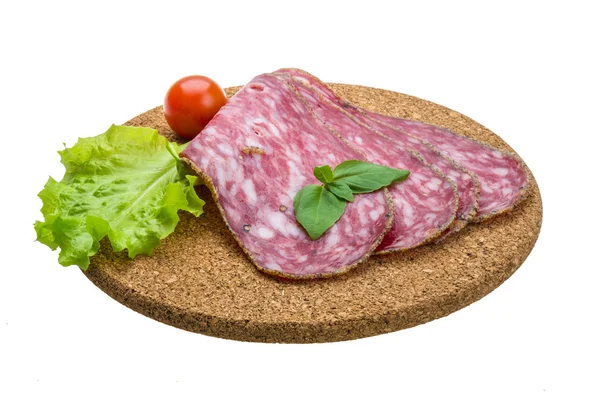 Salchichin salame — Fotografia de Stock