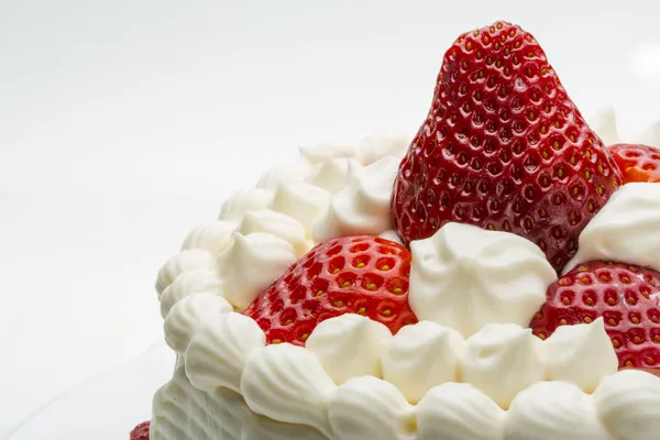 Dessert with strawberry — Stock Photo, Image