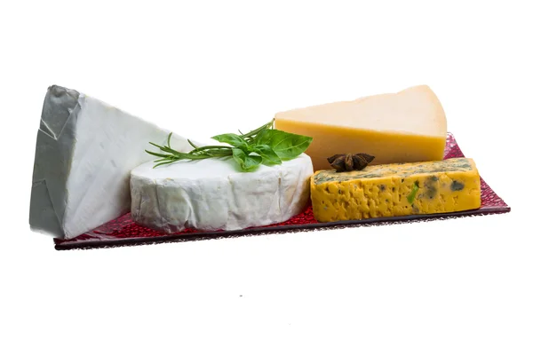 Variedad surtido de quesos —  Fotos de Stock