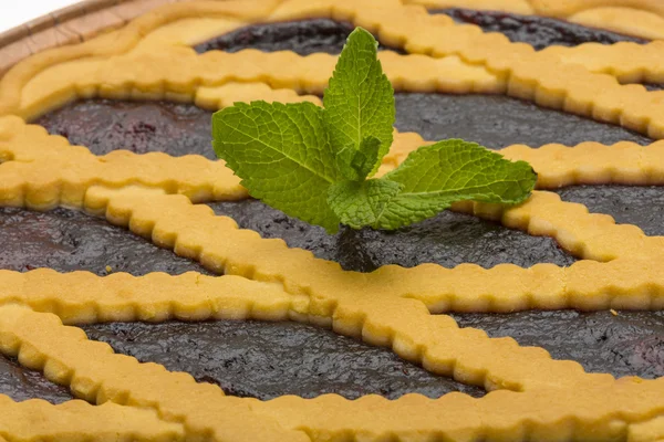 Tarta de arándano con menta —  Fotos de Stock