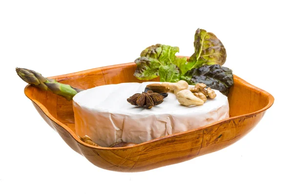 Fresh soft brie cheese — Stock Photo, Image