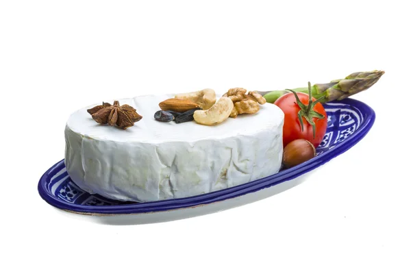 Queso brie suave fresco — Foto de Stock