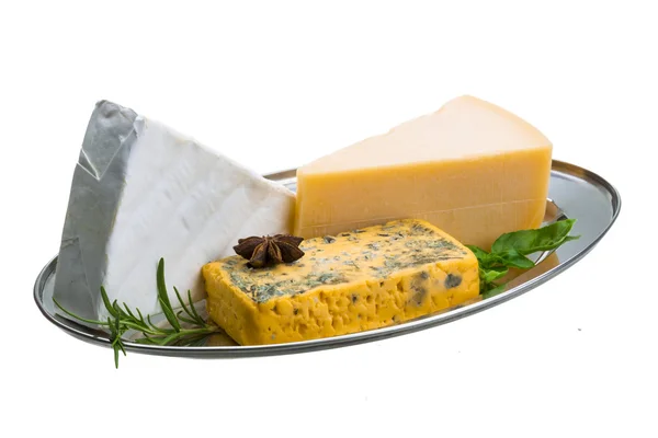 Variety cheese assortment — Stock Photo, Image