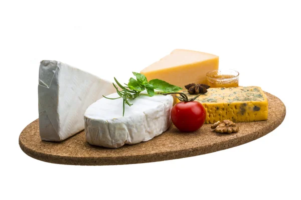 Variety cheese assortment — Stock Photo, Image