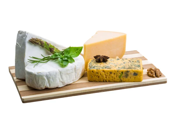 Variety cheese assortment — Stock Photo, Image