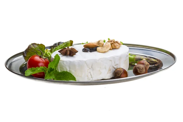 Queso brie suave fresco — Foto de Stock